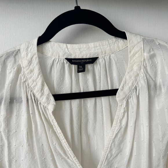 COTTON BALLOON-SLEEVE TOP - Picture 3 of 3